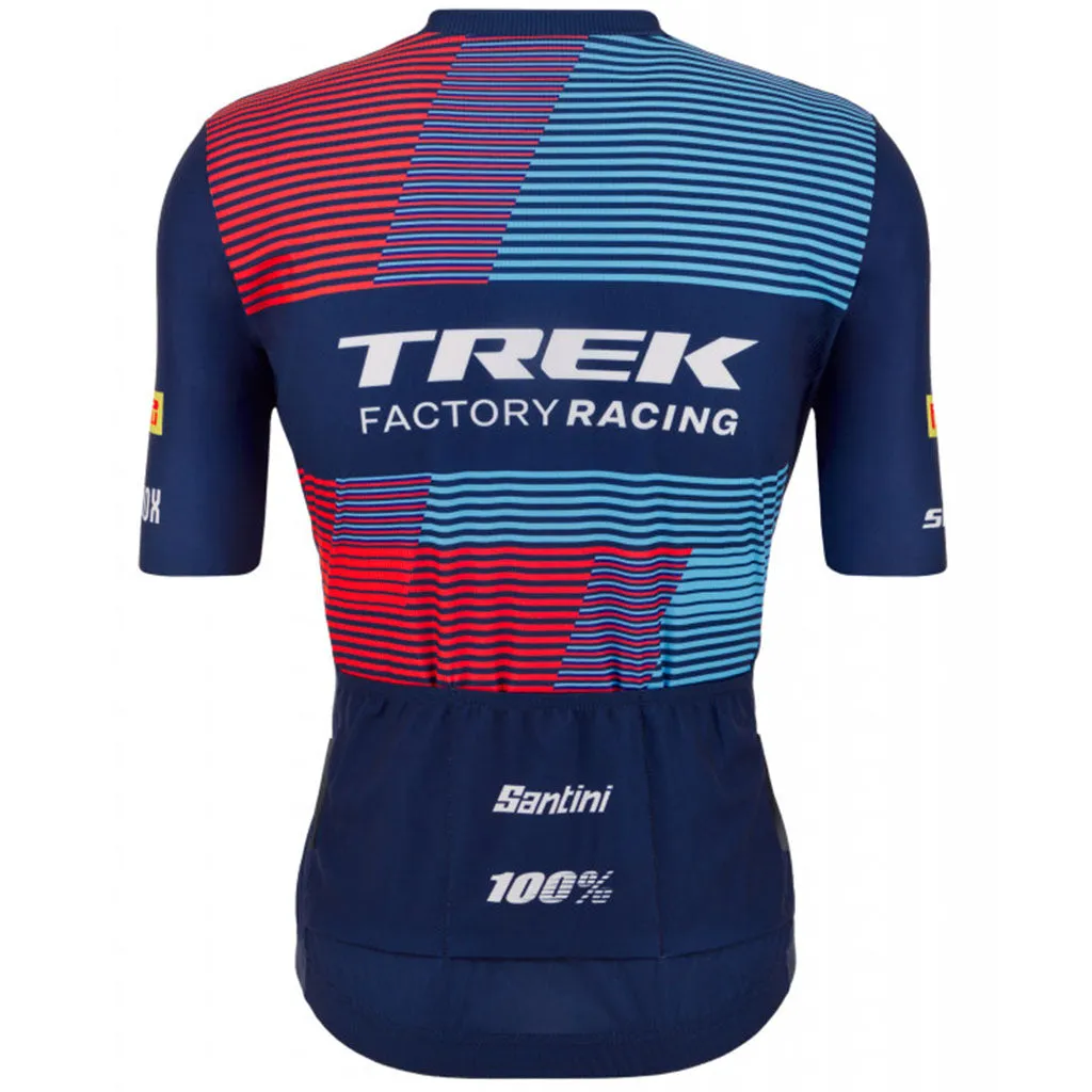 Santini Trek Factory Racing XC Jersey - Navy Blue