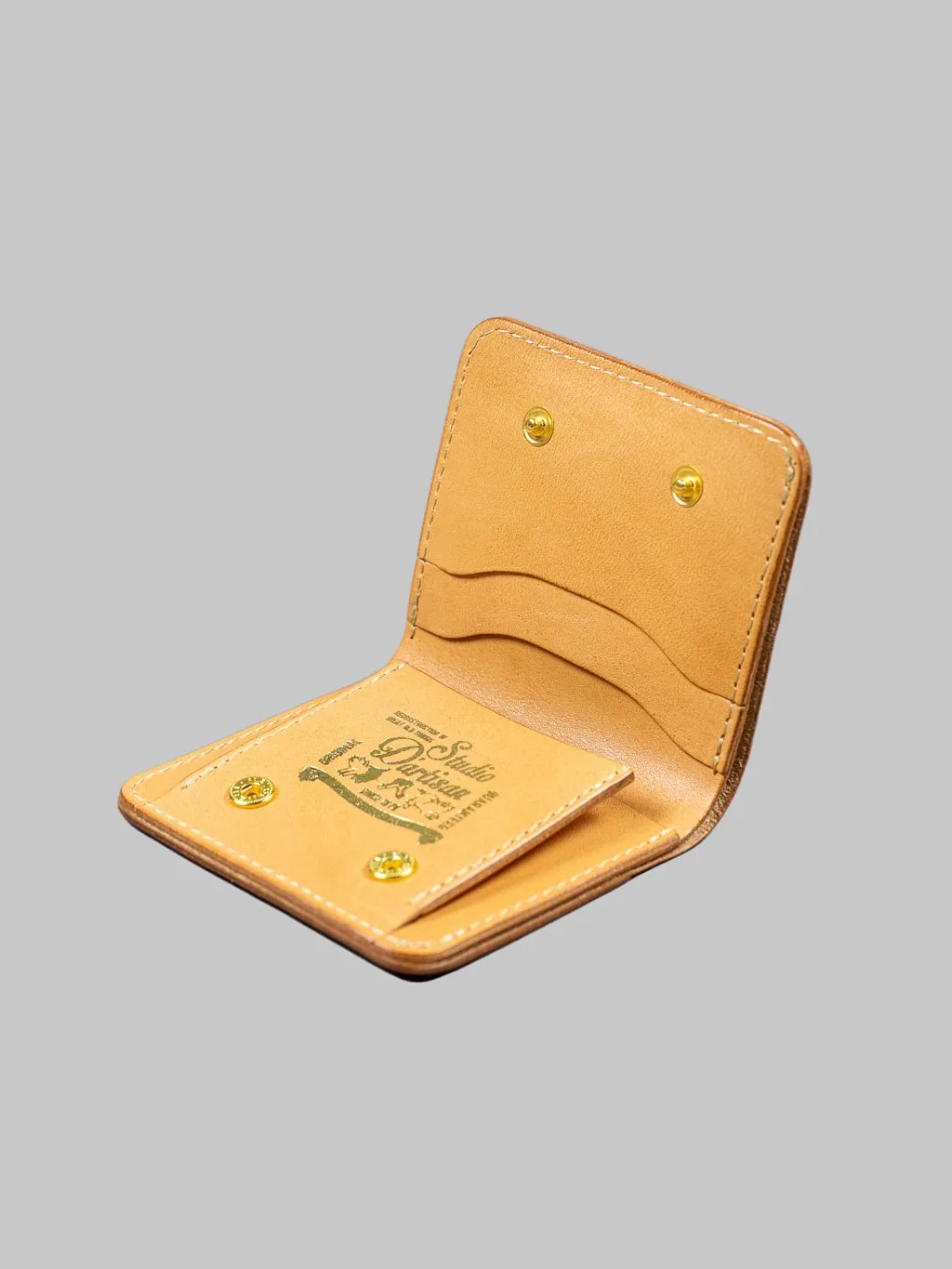 Studio D'artisan Natural Leather Mini Wallet