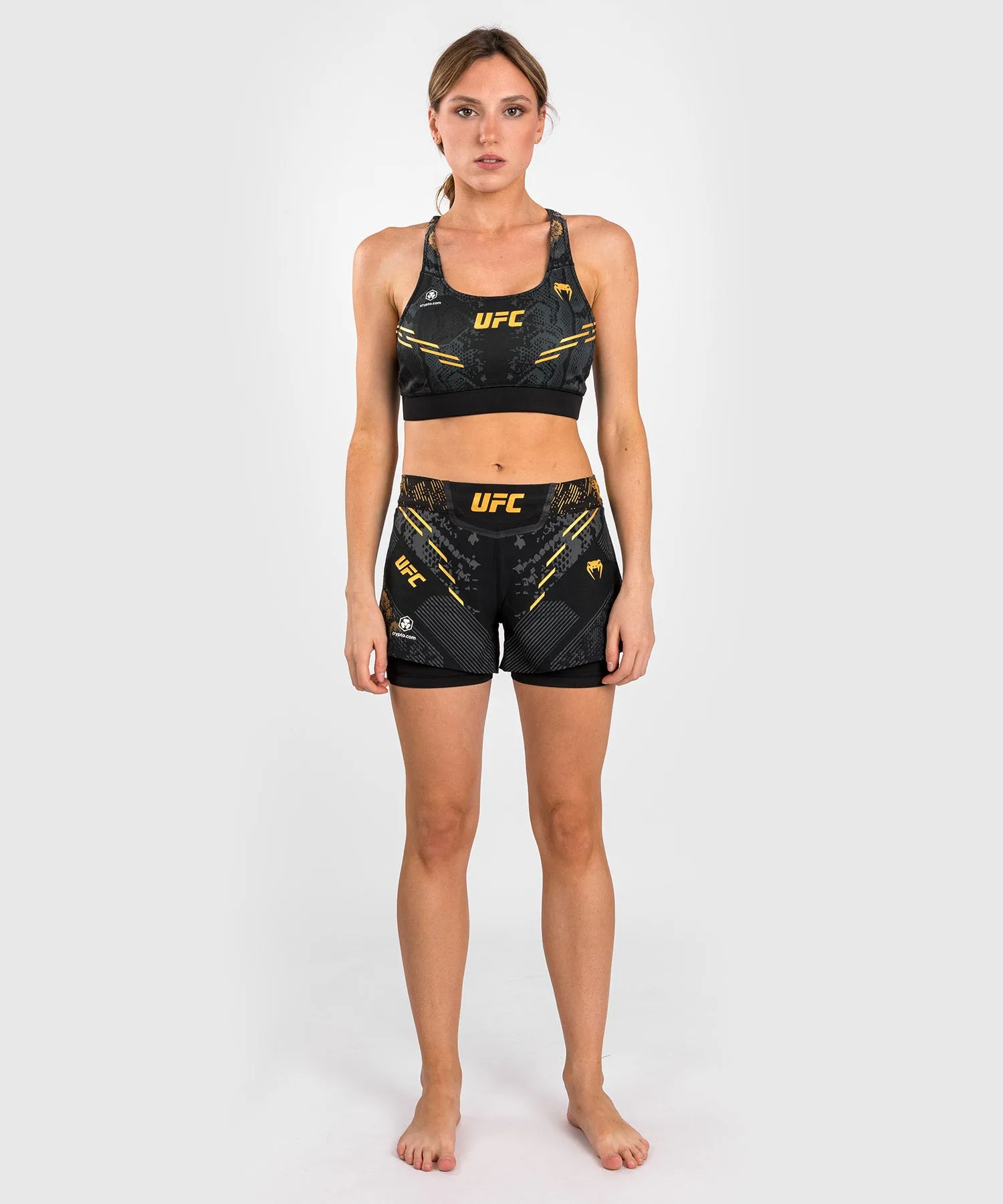 UFC Adrenaline by Venum Personalized Authentic Fight Night Women’s Fight Short - Champion