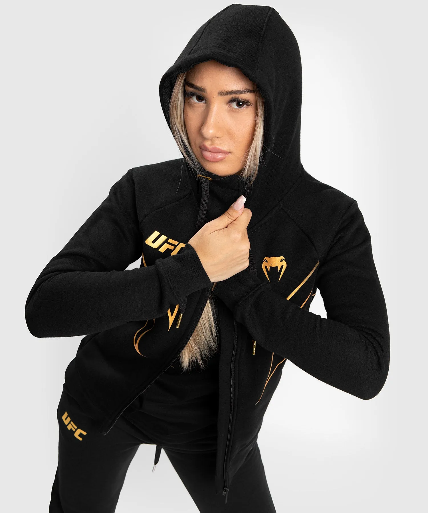 UFC Venum Fight Night 2.0 Replica Women's Full Zip Hoodie - Champion