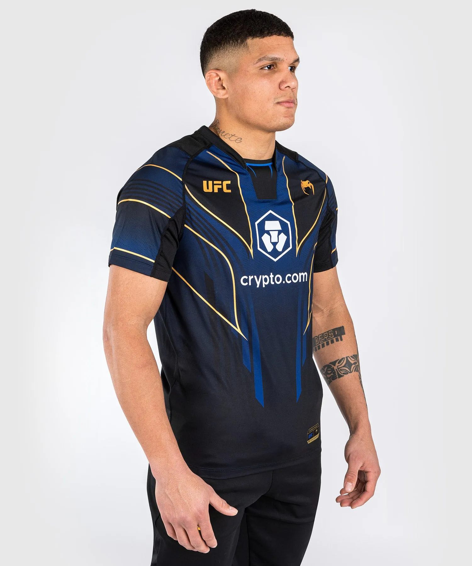 UFC Venum Personalized Authentic Fight Night 2.0 Kit by Venum Men's Walkout Jersey - Midnight Edition - Champion