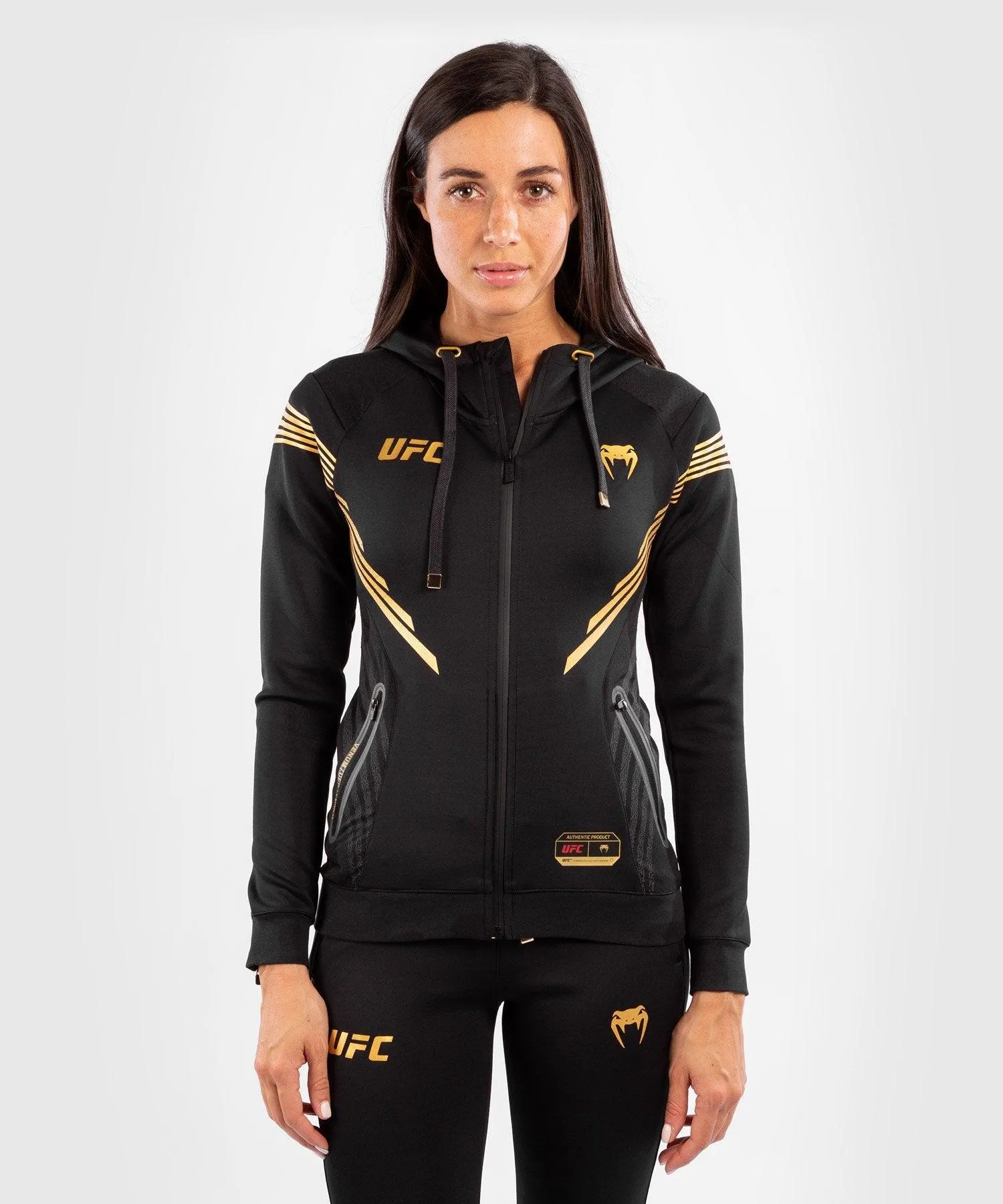 UFC Venum Personalized Authentic Fight Night Women's Walkout Hoodie - Champion